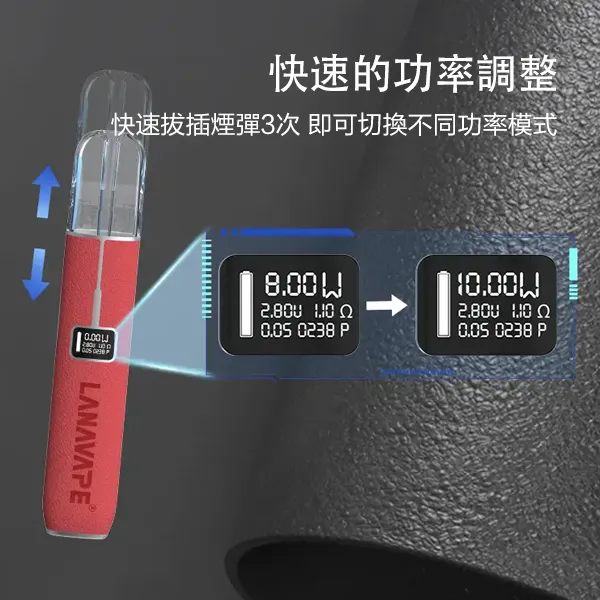 LANA電子煙主機｜LANA皮革主機 | 可調功率・通用一代煙彈